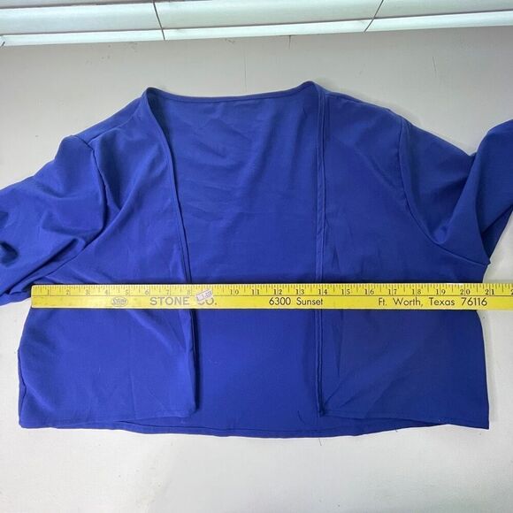 Silky Blue Two Piece‎ High Low Dress, XL - Picture 10 of 12